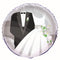 Silver Wedding Dress and Suit Round 45.7cm (18”) Foil Balloon